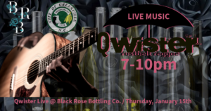 Ryan Melquist Qwister Rustbelt Reggae PartyRock Greenville NC North Carolina Black Rose Bottling Co. #getqwistered