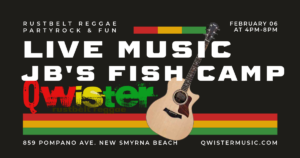 Ryan Melquist Rustbelt Reggae Qwister PartyRock JB's Fish Camp New Smyrna Beach Florida
