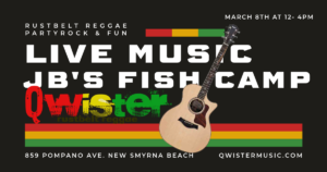 Ryan Melquist Qwister Rustbelt Reggae Best WNY act ever JB's Fish Camp New Smyrna Beach Florida