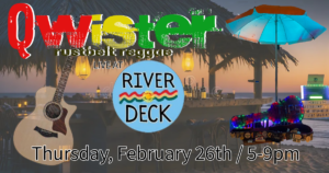 Ryan Melquist Qwister Reggae PartyRock Solo Rustbelt River Deck NSB New Smyrna Beach 